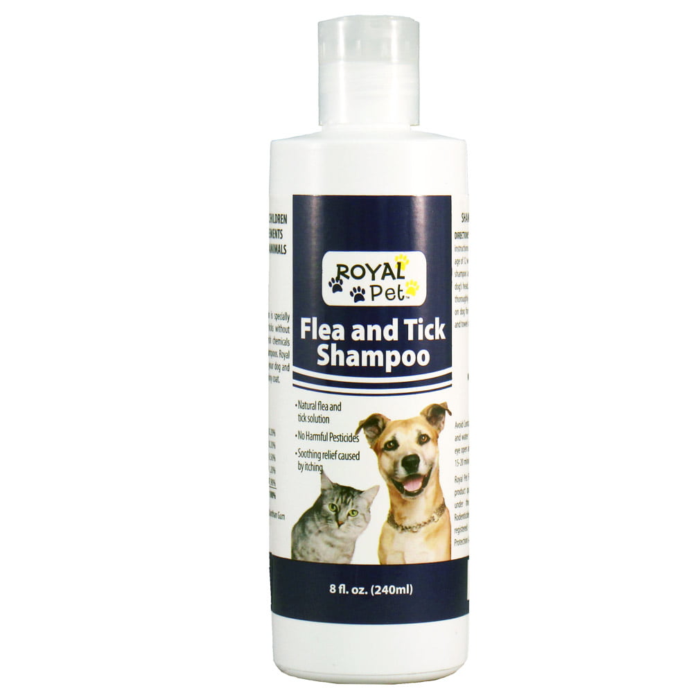 Royal Pet Natural Flea & Tick Shampoo for Dogs and Cats, 8 oz