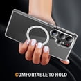 thumbnail image 2 of Dteck for Samsung Galaxy S25 Ultra Case, Compatible with MagSafe, Anti-Yellowing Slim Shockproof Magnetic Phone Case for Samsung Galaxy S25 Ultra 6.9" 2025,Clear, 2 of 7