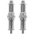 thumbnail image 1 of Miangastore 2pcs 1/4 to 3/8 Inch Male Threaded Screw Adapter Spigot Stud for Studio Light Flash Light Stand, 1 of 9
