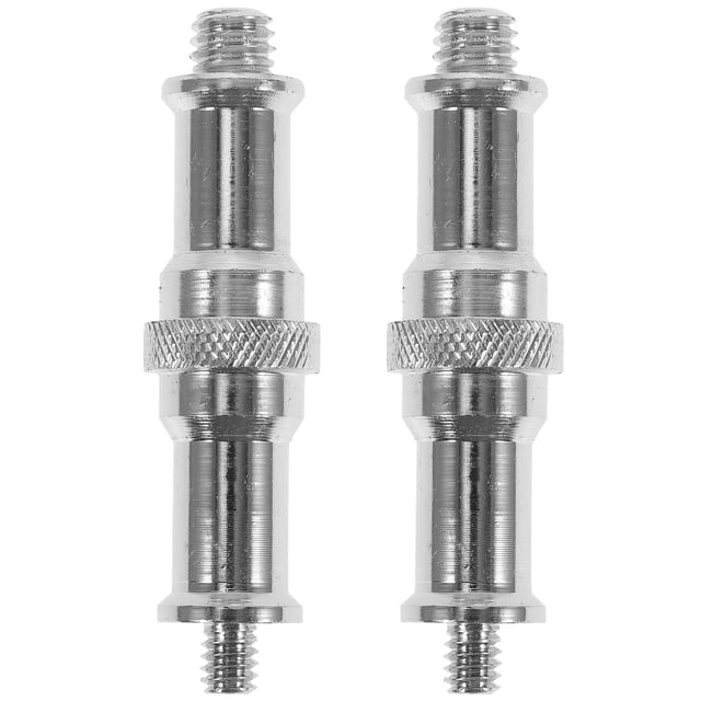 Miangastore 2pcs 1/4 to 3/8 Inch Male Threaded Screw Adapter Spigot Stud for Studio Light Flash Light Stand