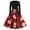 Red, variant on Christmas Dresses for Women Women's Fashion Vintage Long Sleeve Round Neck Christmas Printed Evening Party Dresses for Formal Event,Army Green,L