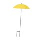 thumbnail image 4 of Sombrilla para plantas de exterior, estable, resistente a la intemperie, para jardín amarillo, 4 of 8