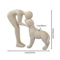 thumbnail image 4 of Escultura Friygardcn Estatua de hombre y perro de piedra arenisca, 4 of 8