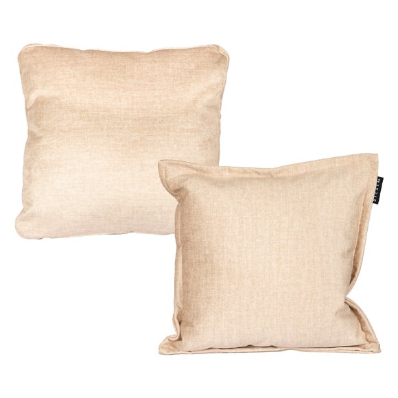 Set de 2 Cojines Kappa Zita (1 Cuadrado + 1 Cuadrado Grande) Marjan Beige