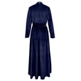 thumbnail image 5 of Elegant Wrapped Maxi Dress With Waist And Pleated Detail For Casual Everyday Wear Flowy Elegant Gowns, 5 of 7