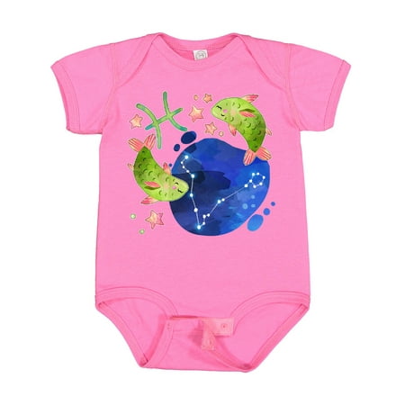 

Inktastic Pisces Constellation Zodiac Sign Illustration Gift Baby Boy or Baby Girl Bodysuit