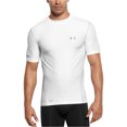 thumbnail image 1 of Under Armour Mens HeatGear Performance Basic T-Shirt, White, XX-Large, 1 of 1