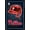 Black Framed Version, variant on MLB Philadelphia Phillies - Neon Helmet 23 Wall Poster with Magnetic Frame, 22.375" x 34"