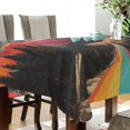 thumbnail image 4 of Yayeee Tablecloths for Rectangular Tables 54 x 54 inch Party Table Cover, Colorful Road, 4 of 6