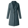 thumbnail image 3 of UPPADA Women's Long Blazer Jackets Open Front Cardigan Outerwears Solid Color Versatile Blazers Casual Lightweight Suits, 3 of 6