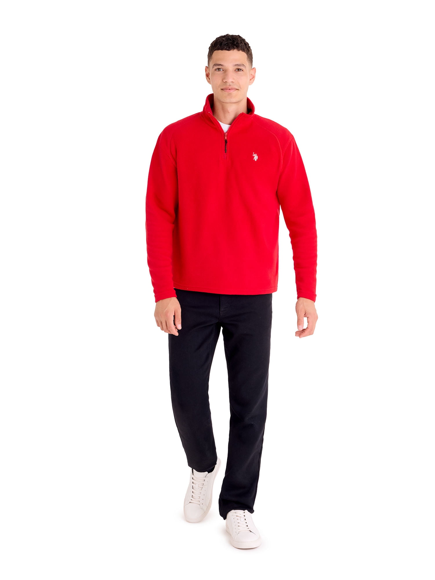 U.S. Polo Assn. Men's Polar Fleece Quarter Zip