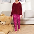 thumbnail image 6 of Wukai Breast Cancer Awareness6 Print Teenagers' Pajama Pant Sleep Pajama Lounge Pant PJ Bottoms with Pockets and Button Fly(Available in Big & Tall)-Large, 6 of 6