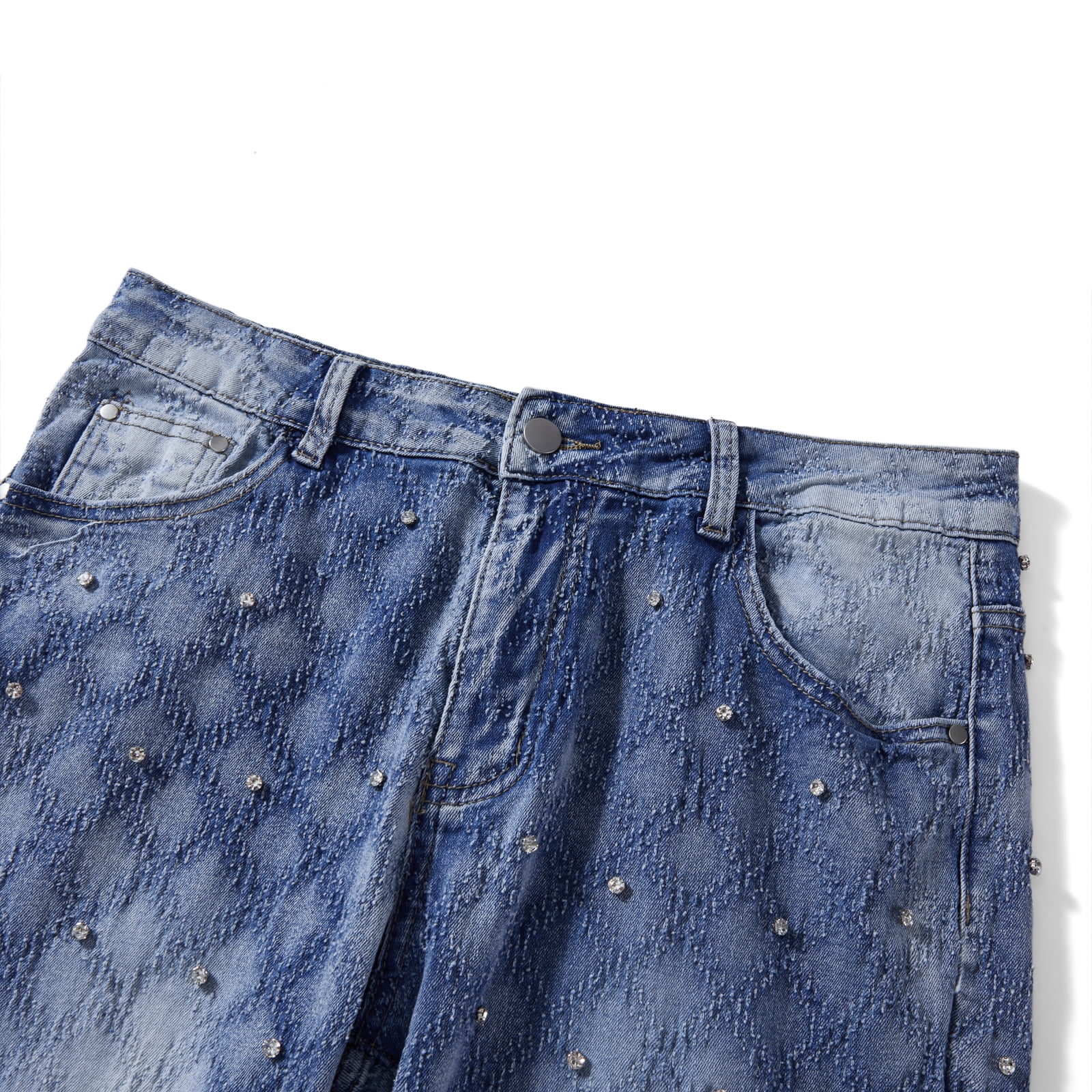 【2plan】Moshu Trackline String Denim Pants 2plan】Moshu Trackline String Denim Pants 2PLAN