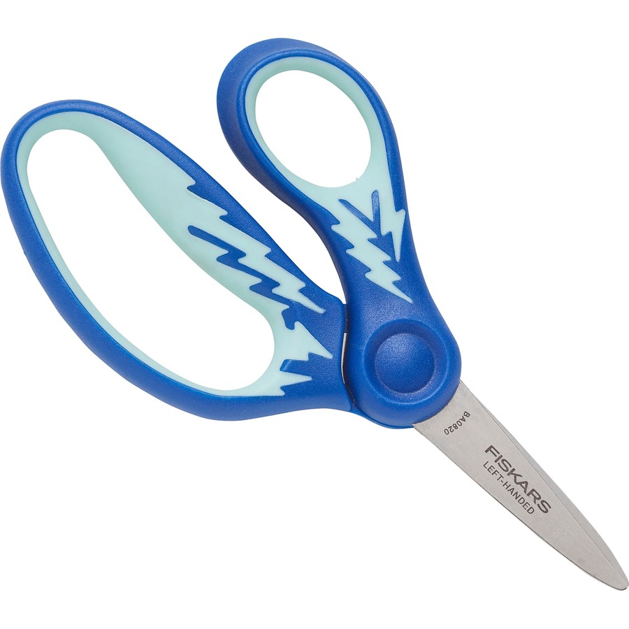 Fiskars Softgrip Lefthanded Pointed Kids Scissors 5" Overall Length