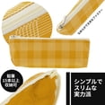 thumbnail image 3 of Unique Bargains Pencil Pen Case Portable Stationery Bag Yellow, 3 of 6