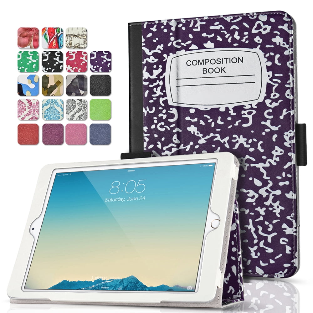 iPad Pro 9.7 Case Book Purple) Ultra Slim Lightweight
