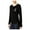 Black - deepblack, variant on maison Jules Womens Anchor Patch Knit Sweater, Black, Small