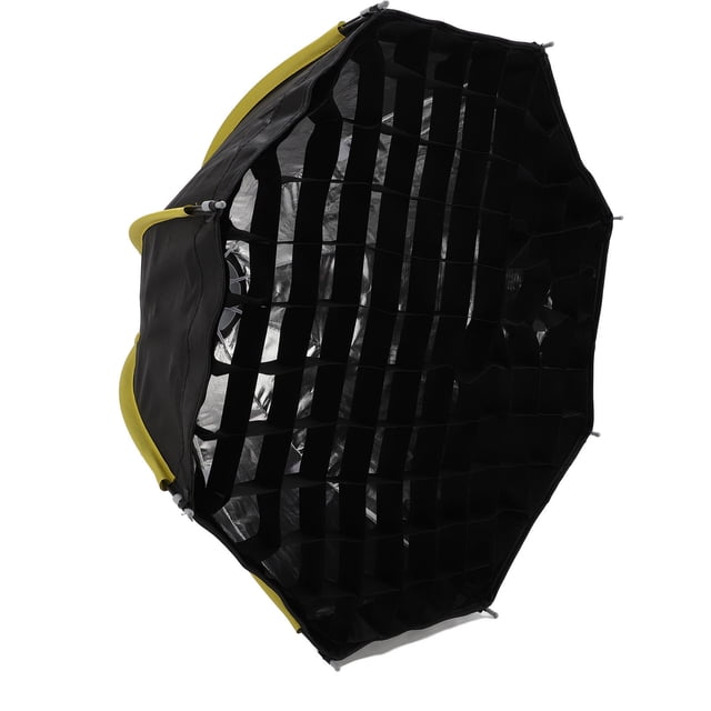 Octagonal Softbox, 19.7in 50cm for Bowens Mount Foldable Softbox with 2 Layers Diffusers Grid for Photography