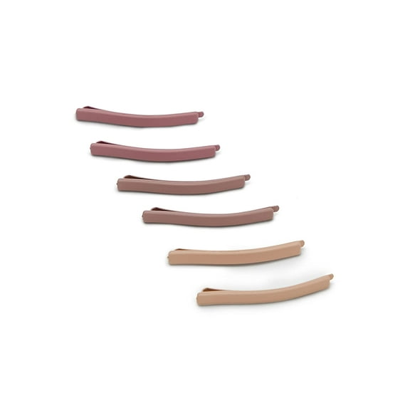 Enamel Matte Mini Bobby Pins - Hair Pins for Women Hair | Small Bobby Pin for Thin Hair | Bobby Pins for Thick Hair | Bobby Pins for Styling & Sectioning | Hair Pin Pack, 6 pcs (Terracotta)