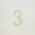 thumbnail image 1 of 1 Pc, 6 Inch X 1/8 Inch Thick Fangsong Font Wood Numbers 3, 1 of 3