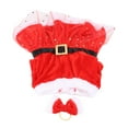 thumbnail image 4 of Disfraz De Navidad Para Mascotas, Divertido, Lindo, Papá Noel, , Gato, Ropa Navideña Con Tocado De Lazo Para Fiesta Temática Navideña, Cosplay, 4 of 7