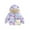 Purple, variant on GEZHEN Children's Boys and Girls Cute Cartoon Printing down Cotton Jacket Thickened out Padded Winter Coats Kids Baby Printed Light Bear Hooded Outerwear