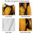 thumbnail image 4 of luoweisi Men's Beach Shorts Quick Dry Swim Trunks with Mesh Lining Thanksgiving Corn S, 4 of 5