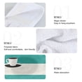 thumbnail image 2 of Yayeee Kitchen Hanging Hand Towels Set of 2 with Loop Bathroom Absorbent Tie Towel, Black Cat and Coffee, 2 of 7