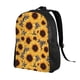 thumbnail image 2 of Balery Artistic Zebra Print Sunflower Mochila - Mochila Estilosa y Duradera para Laptop de 15 Pulgadas con Tela Oxford Impermeable, 2 of 8