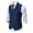 Blue, variant on Men's Herringbone Tweed Suit Vest Vintage Lapel Vest Slim Fit Single-breasted Vest Men's Coat