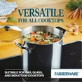 thumbnail image 6 of Farberware Classic Series 11 Quart Stainless Steel Stockpot with Lid, Induction Compatible, Metal Utensil and Dishwasher Safe, Stainless Steel, 6 of 10