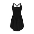 thumbnail image 5 of ZZwxWA Womens Athletic Romper Tennis Dress with Separate Shorts and Bra Onesie Open Back Jumpsuits Workout Shorts Dresses, 5 of 7