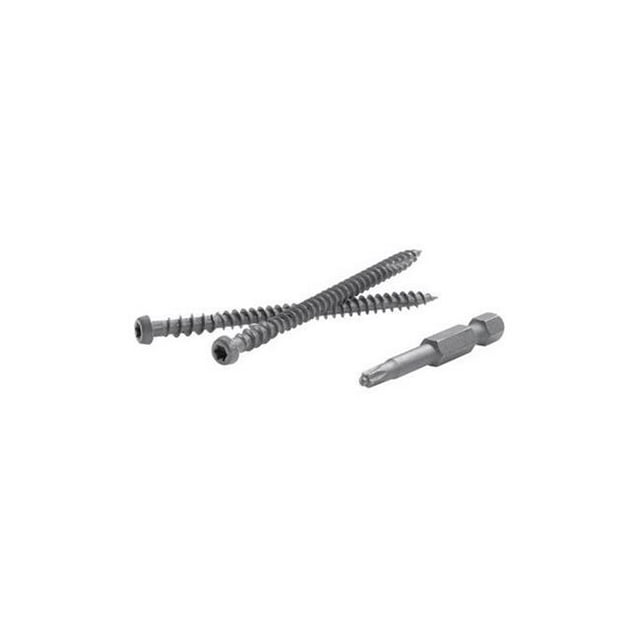 Fastenmaster 5000279 TrapEase 2.5 in. Torx TTAP Star Head Zinc Stainless Steel Composite Deck Screws - 1050 Per Box, Rope Swing