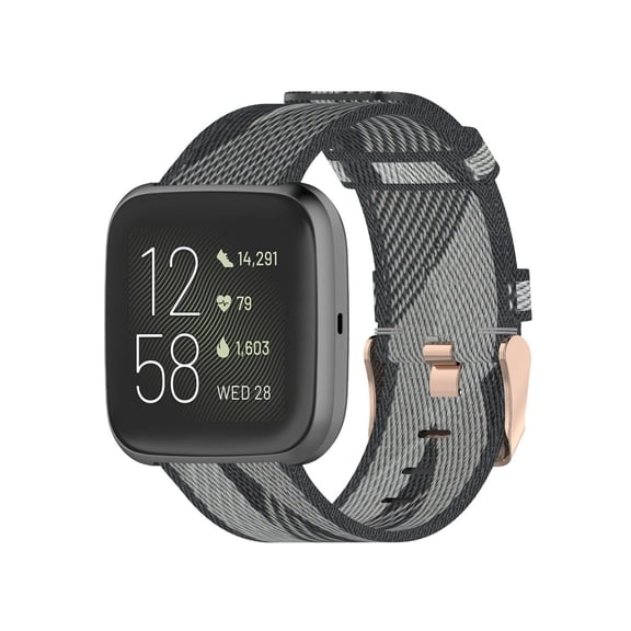 【23mm 】Unisex Breathable Mixed Color Woven Nylon Watch Band For Versa 2 Versa Versa Lite Sup880 Digital Watch with Alarm Skx007k2 Spb153 Smart Fitness Snk789 Watch to with Love Snj025 Small Digital