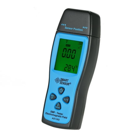 - SMART SENSOR Handheld Mini Digital LCD EMF Tester Electromagnetic Field Radiation Detector Meter Dosimeter Tester Counter
