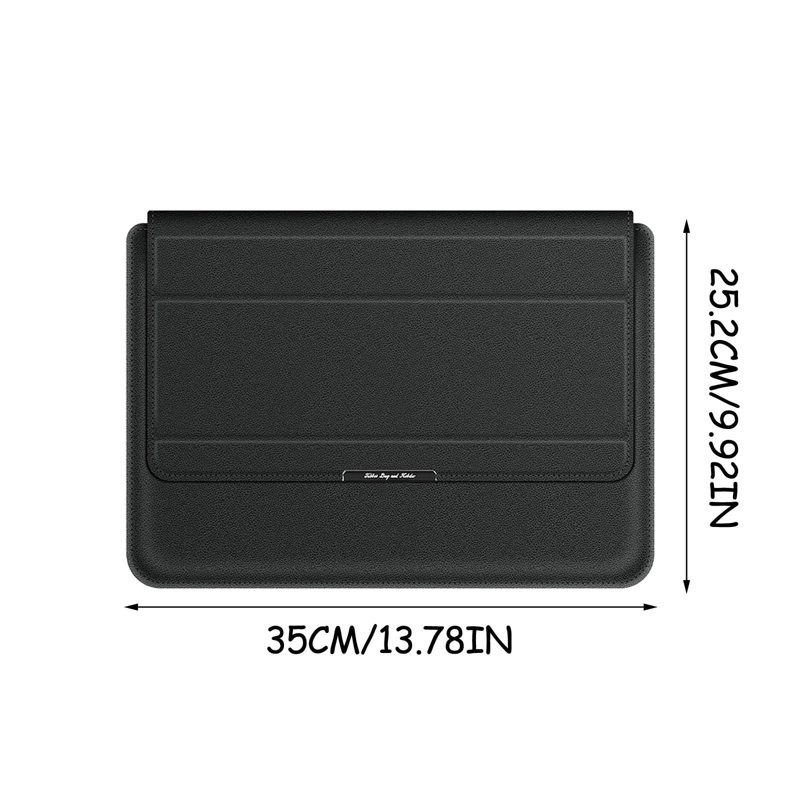 COM1950s Universal 13-14 Inch Laptop Sleeve with Adjustable Stand,Portable Laptop Bag for Travel,Multifunctional Protective Case Featuring Magnetic Closure and Accessory Storage