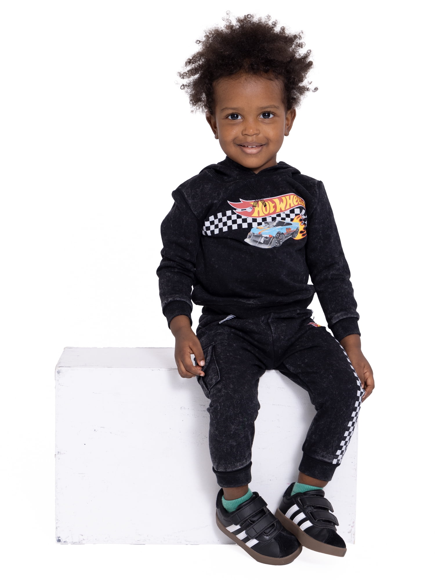 Hot Wheels Toddler Boy Hoodie and Joggers Set, Sizes 12M-5T