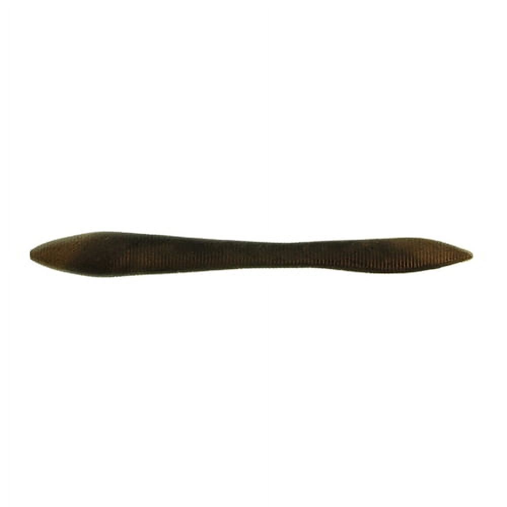 Gulp! Jumbo Leech Soft Bait 5" Length, Black Olive, Per 8 1130675