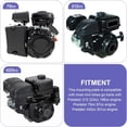 thumbnail image 6 of Mini Bike Universal Engine Motor Mounting Plate for Predator 212cc 196cc 420cc 301cc 79cc 97cc Engine Go Kart Coleman Powersports CT100U CC100X CT200U CT200U-EX BT200X KT196 Baja MB200 DB30 Parts, 6 of 9