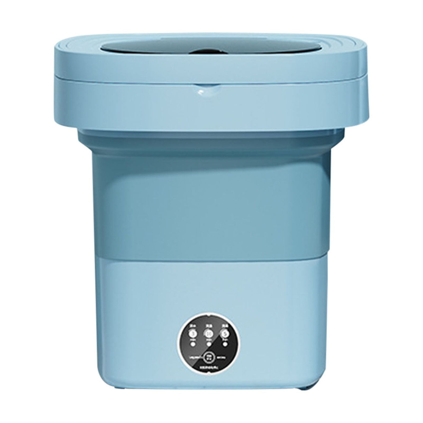 FHBVT Folding Portable Mini Washing Machine 8.5L Large Capacity 3 Intelligent Cleaning Modes Foldable Space-Saving Dehydration Function for Dormitory Travel Home Underwear Baby Clothing Washing