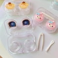 thumbnail image 3 of Estuche de lentes de contacto de Hello Kitty Kawaii Kuromi My Melody, caja de almacenamiento para el cuidado de los lentes de contacto de la muñeca de dibujos animados Sanrioed Anime Girl, 3 of 4