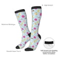 thumbnail image 4 of KLL Happy Easter Print Cool Socks Men's Women's Crew Socks Funny Crazy Novelty Stockings, 4 of 6
