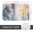 thumbnail image 2 of KLL The Cat Looks in the Mirror Print Front Door Mat Indoor Outdoor Entrance, Non-Slip Mat All-Weather Doormat Indoor Outdoor Rug Patio Porch Entryway Mat, 23.6''x15.7'', 2 of 7