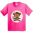 thumbnail image 3 of Inktastic Monkey Girl Youth T-Shirt, 3 of 5