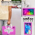 thumbnail image 7 of XYX Kids Case for Samsung Galaxy Tab A11 Case 8.7 inch with Shoulder Strap, Shockproof Handle Kickstand (2025, SM-X133/X135), Rose, 7 of 7