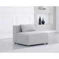 thumbnail image 2 of Meridian Furniture Cube Gris en Lin Durable Composant Modulaire, 2 of 3