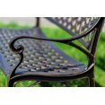 thumbnail image 2 of Hi-Line Gift Lattice Garden Bench Kids Bronze Colour - Set of 1, 2 of 4