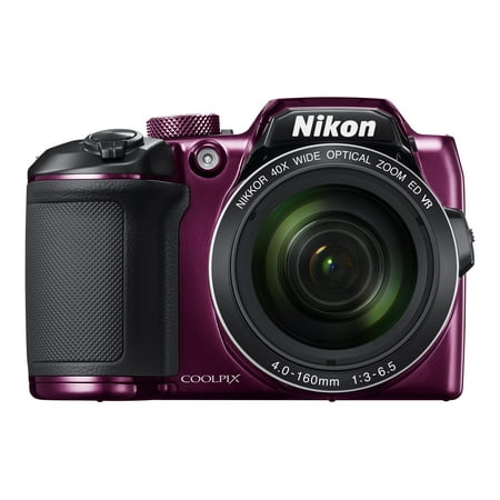 Nikon - COOLPIX B500 16.0-Megapixel Digital Camera - Plum