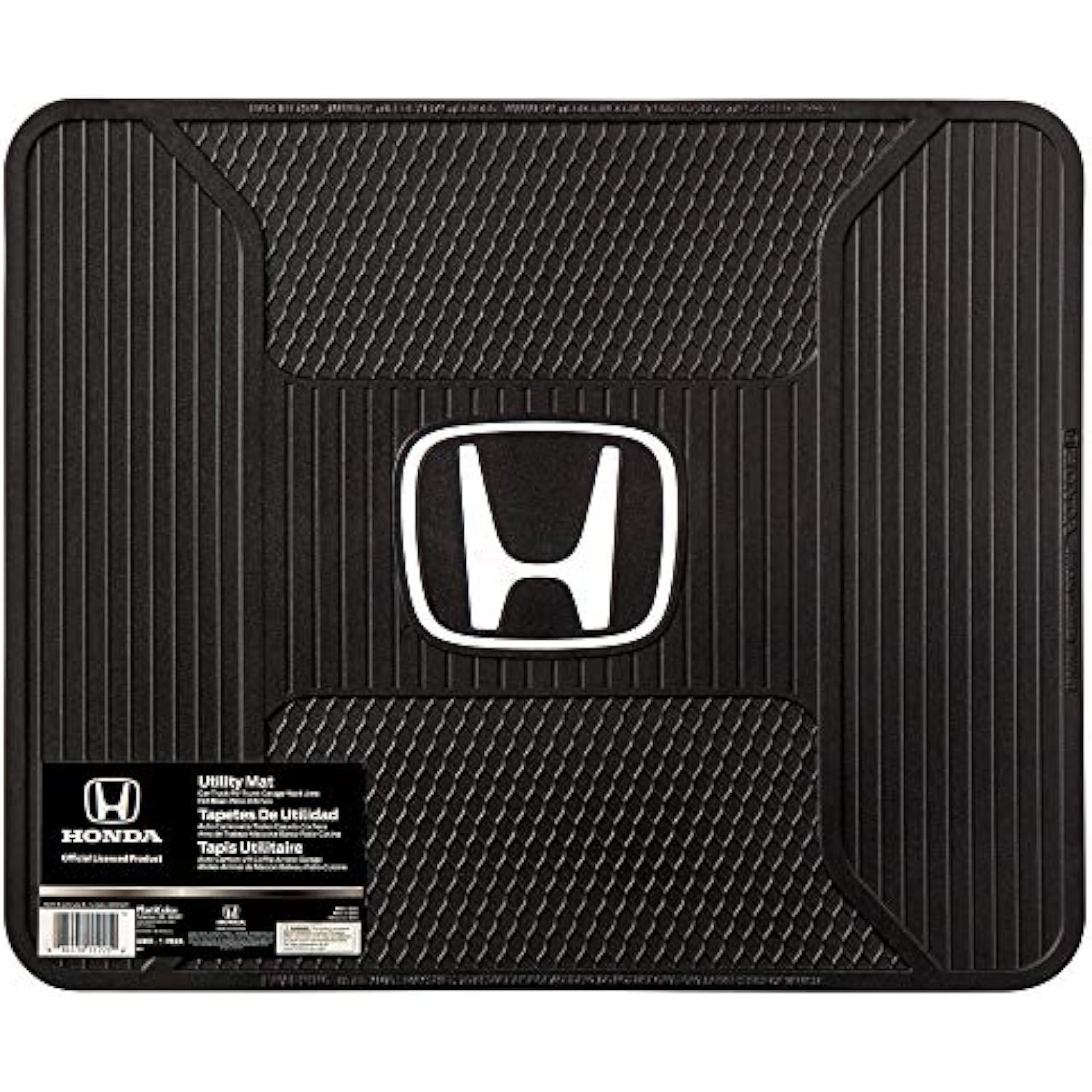 Plasticolor Elite 4 Piece Front and Rear Floor Mats for Car Truck and SUV Compatible with Honda Vehciles