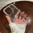 thumbnail image 3 of Luxury Bling Glitter Clear Phone Case For iPhone 15 14 13 12 11 Pro Max X XR XS 7 8 Plus SE 2 Shockproof Transparent Soft Cover For iPhone14 Plus CHINA, 3 of 5